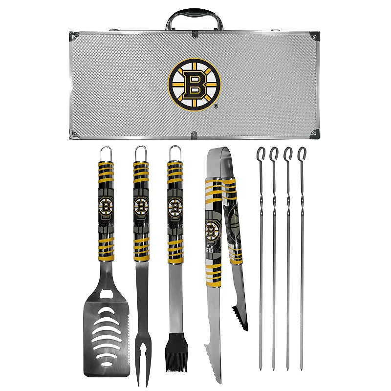 Boston Bruins Tailgater 8-Piece BBQ Grill Set