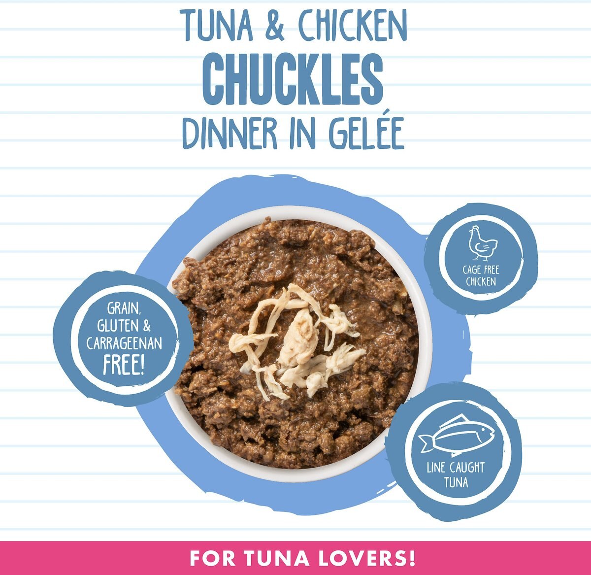 BFF Tuna and Chicken Chuckles Dinner in Gelee Canned Cat Food