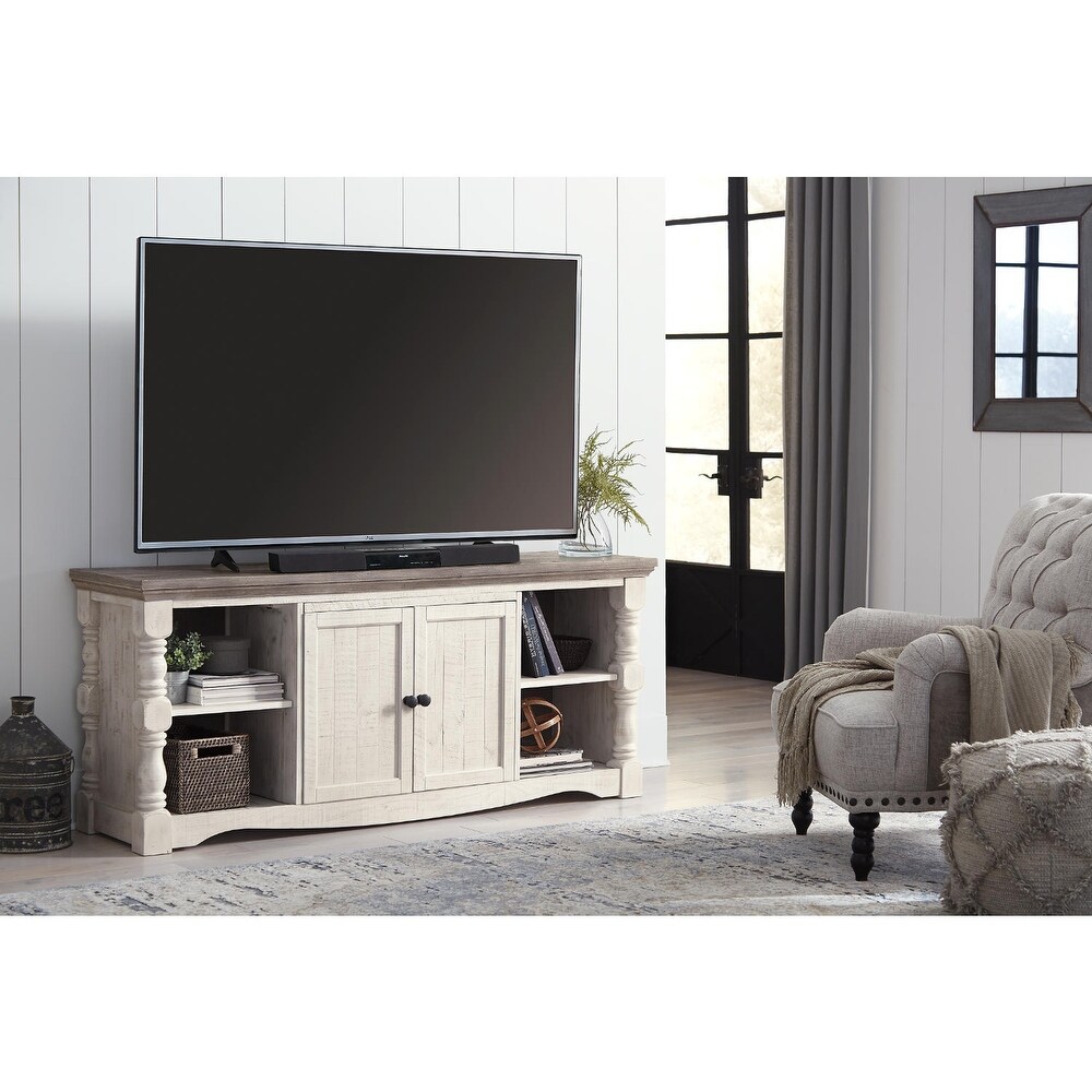 Signature Design by Ashley Cedar Hollow Two tone Extra Large TV Stand