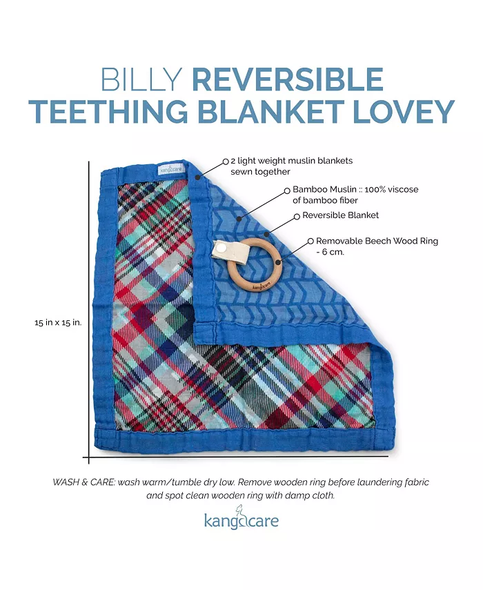 Kanga Care Reversible Teething Blanket Lovey