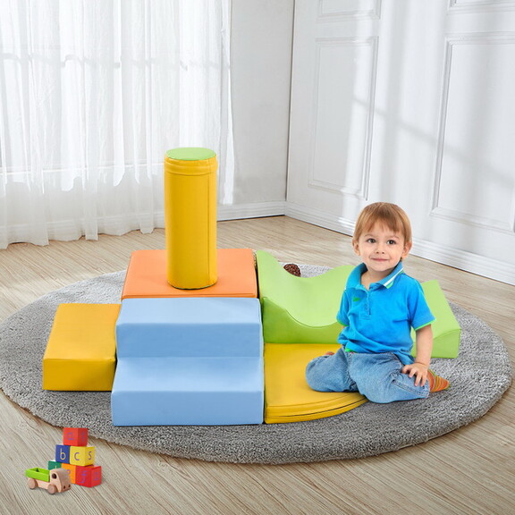 Soft Climb and Crawl Foam Playset 6 in 1  Soft Pla...