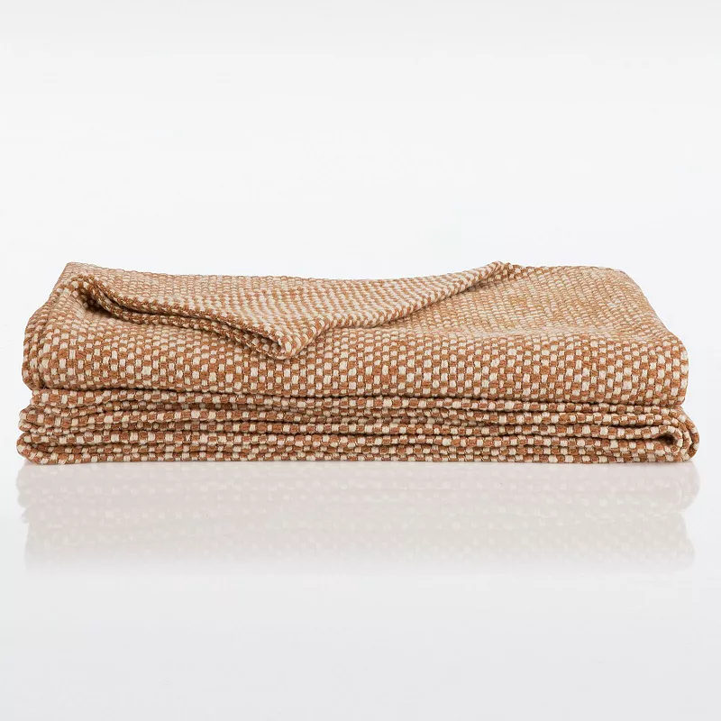 Nate Home by Nate Berkus Two-Tone Cotton Bed Blanket