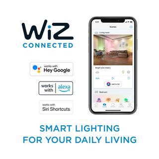 Philips 100-Watt Equivalent A21 LED Smart Wi-Fi Light Bulb Daylight (5000K) powered by WiZ with Bluetooth (1-Pack) 562389