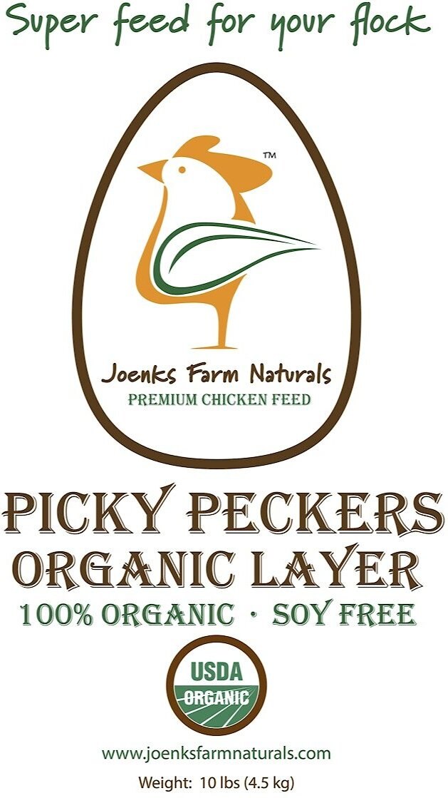 Joenks Farm Naturals Picky Peckers Organic Chicken Feed