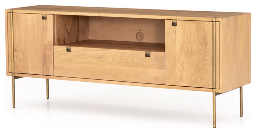 Cateline Media Console   Contemporary   Entertainment Centers And Tv Stands   by Marco Polo Imports  Houzz