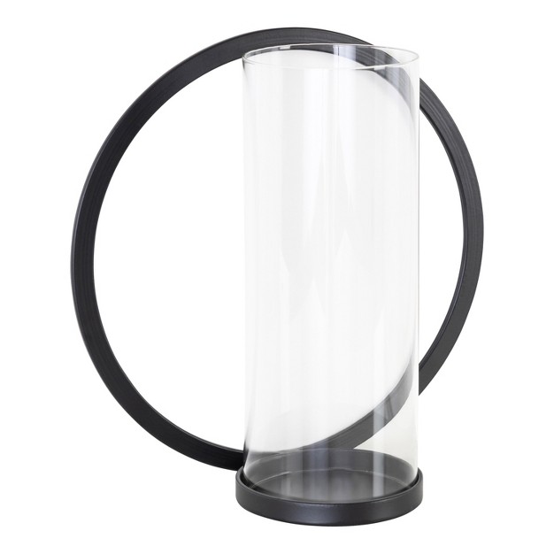 Kate And Laurel Khauli Round Metal Wall Sconce