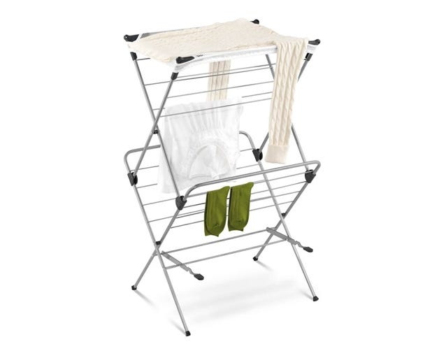 HoneyCanDo 2Tier Mesh Top Drying Rack DRY01104