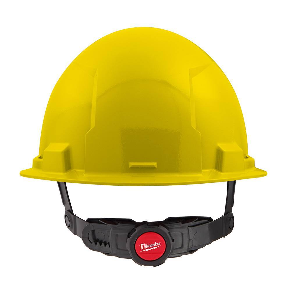 MW BOLT Yellow Type 1 Class E Front Brim Non-Vented Hard Hat with 6-Point Ratcheting Suspension (10-Pack) 48-73-1122X10