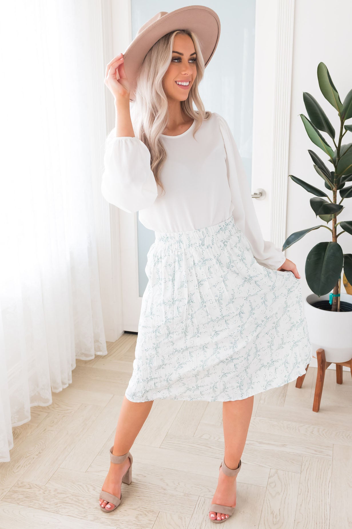 Always On Time Modest Skirt