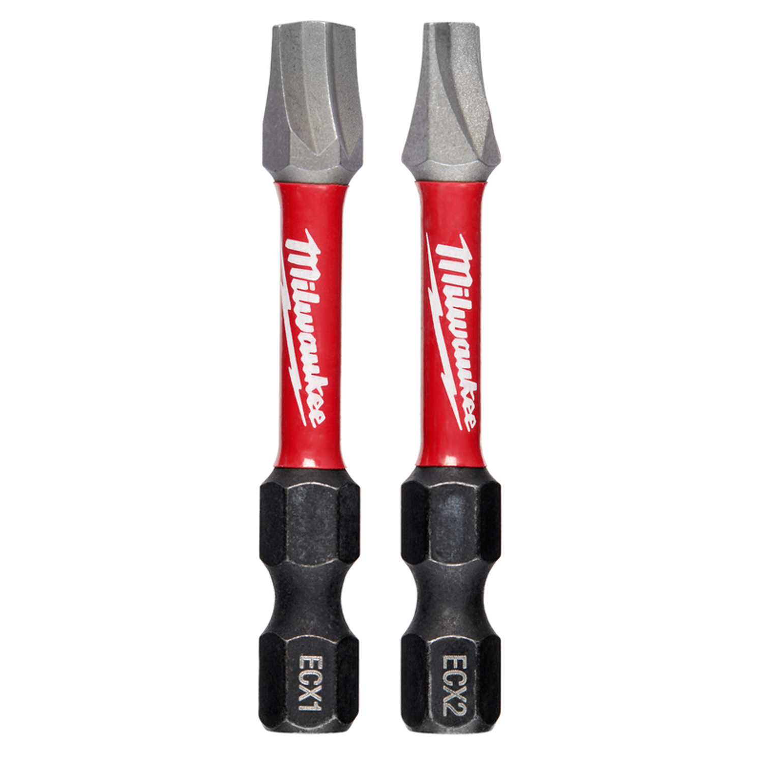 MW Shockwave ECX 1 and 2 X 2 in. L Impact Power Bit Set Steel 2 pc