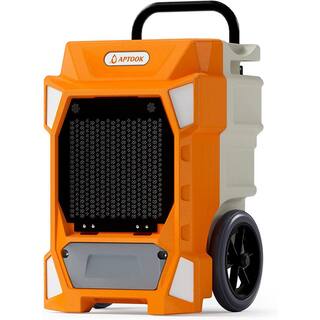 190 pt. 7500 sq. ft. Commercial Dehumidifiers in Orange for Basement Garage Warehouse with Drain Hose and Pump W-SPU-85