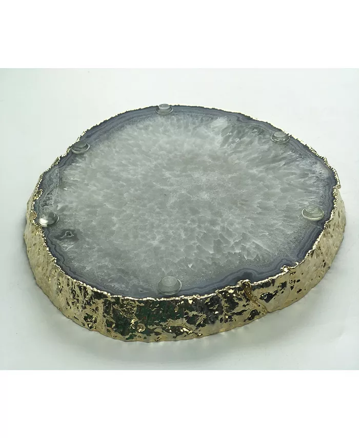 Nature's Decorations - Thick Large Agate Trivet