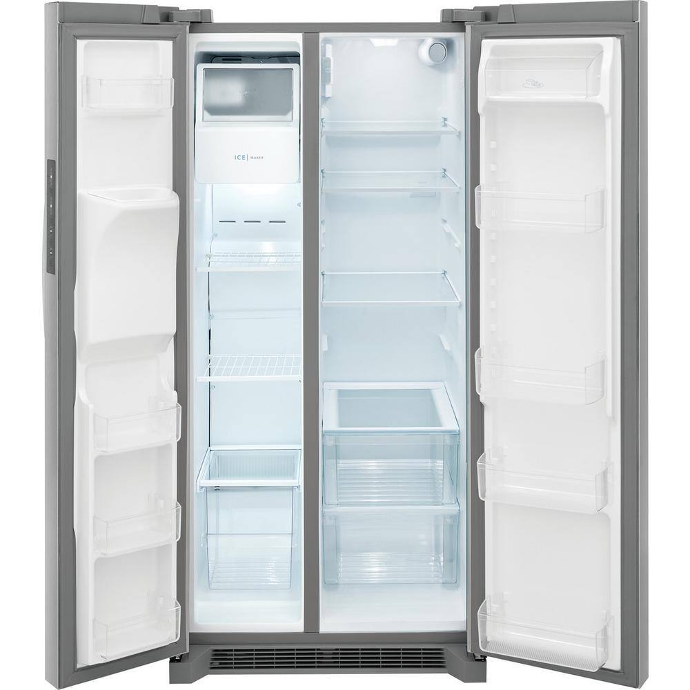 Frigidaire 33 in. 22.3 cu. ft. Side by Side Refrigerator in Stainless Steel Standard Depth FRSS2323AS