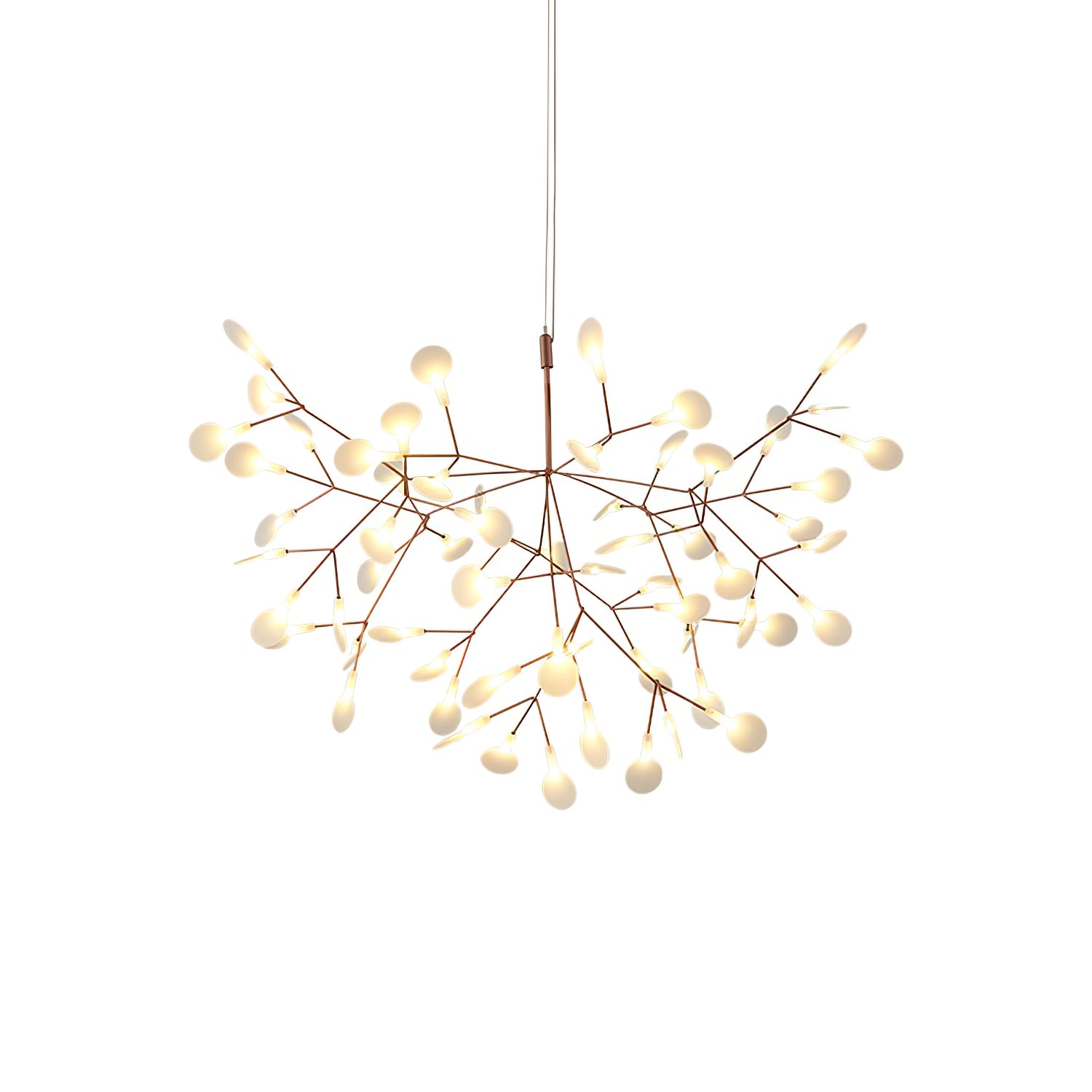 Rose Gold Firefly LED Chandelier