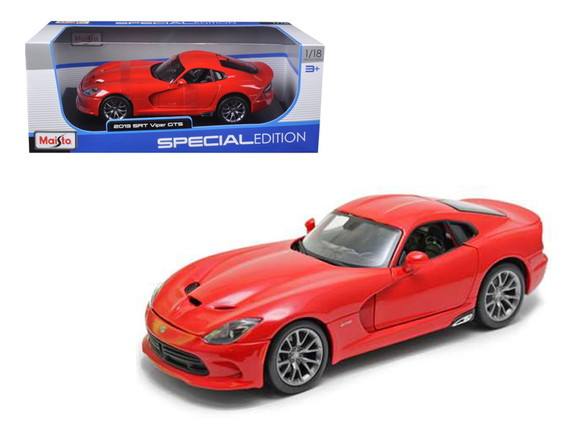 Maisto 31128r  2013 Dodge Viper GTS SRT Red 1/18 D...