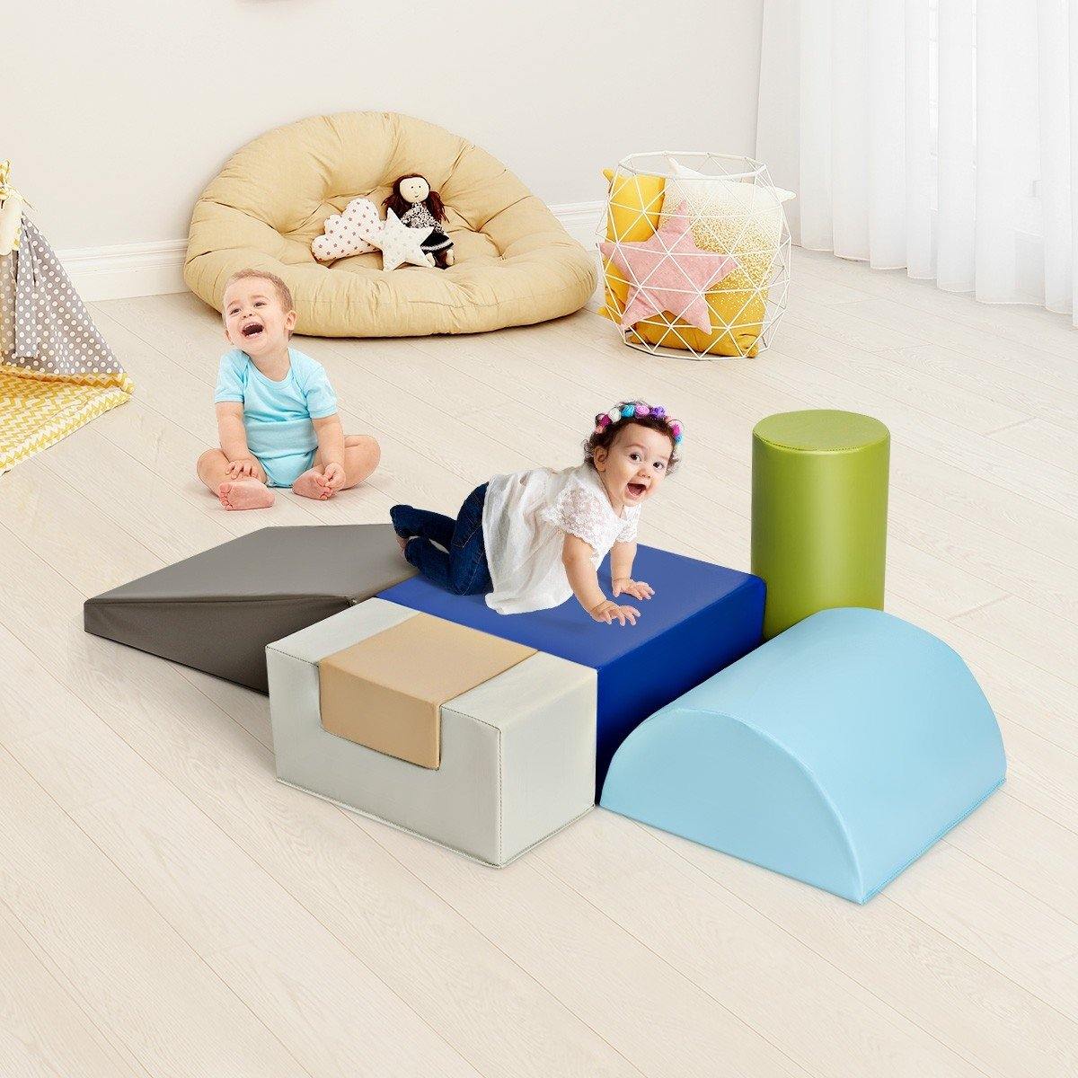 6-Piece Kids Crawl and Climb Foam Play Set