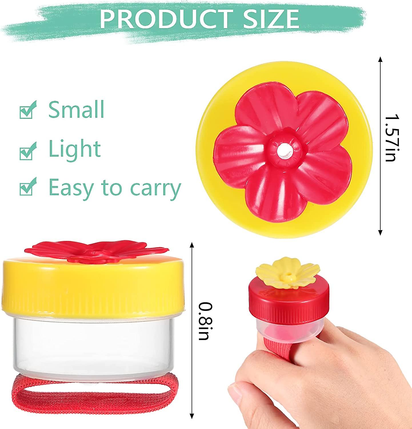 Hummingbird Ring Feeder Hummingbird Hand Feeder For Outdoors Flower Hand Held Hummingbird Feeding Tools Mini Hand Feeding Tools Backyard Nature， Red A