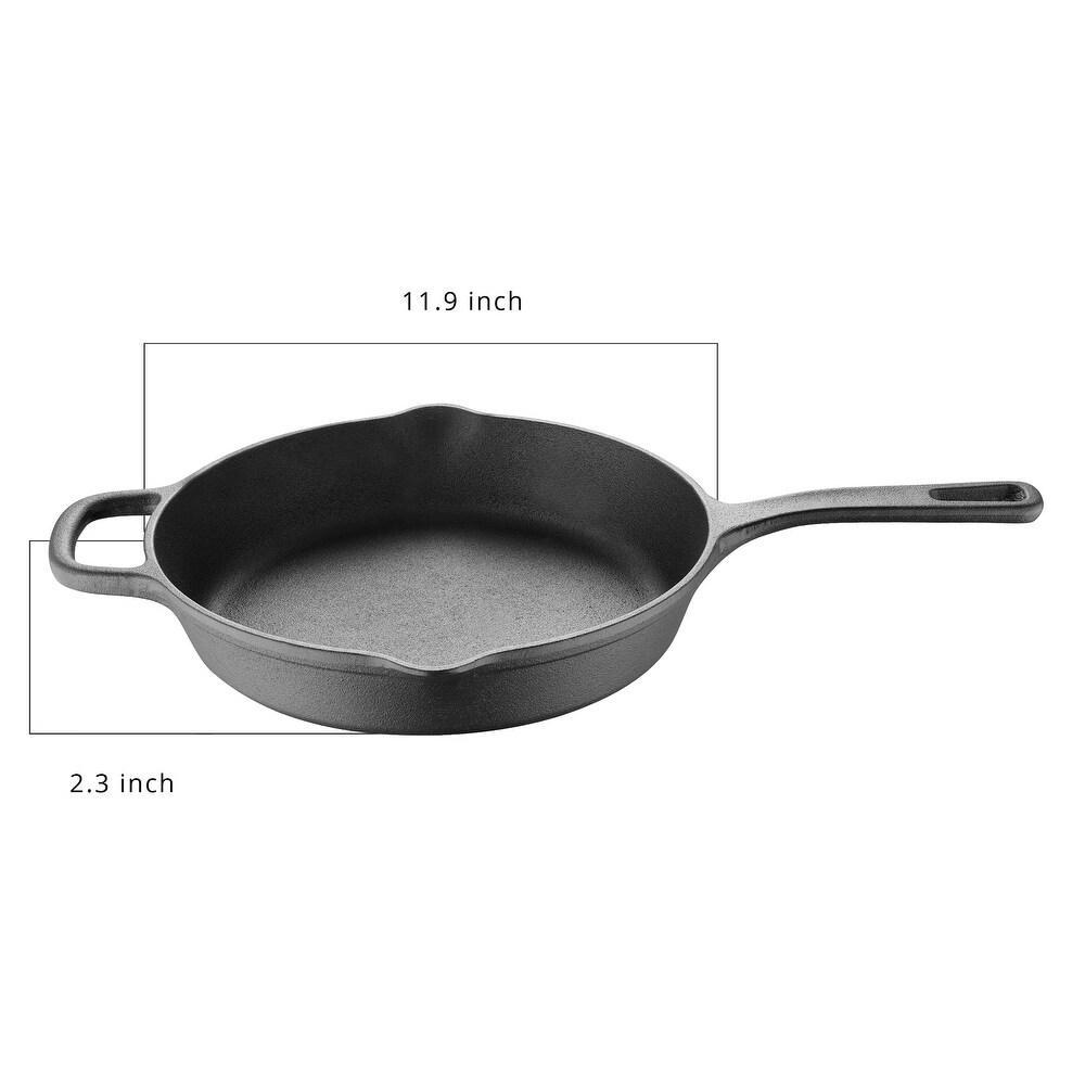 MasterPRO 12 Inch Fry Pan with Helper Handle