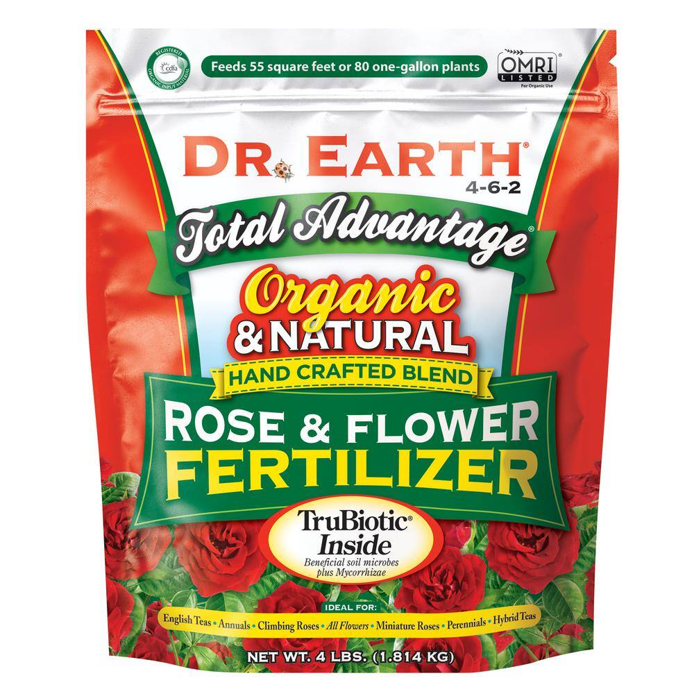 DR. EARTH 4 lbs. Organic Total Advantage Flower and Rose Food 100518427