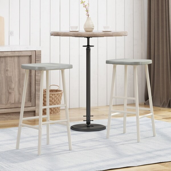 Merlyne Pine Bar Stools (Set of 2) by Christopher Knight Home