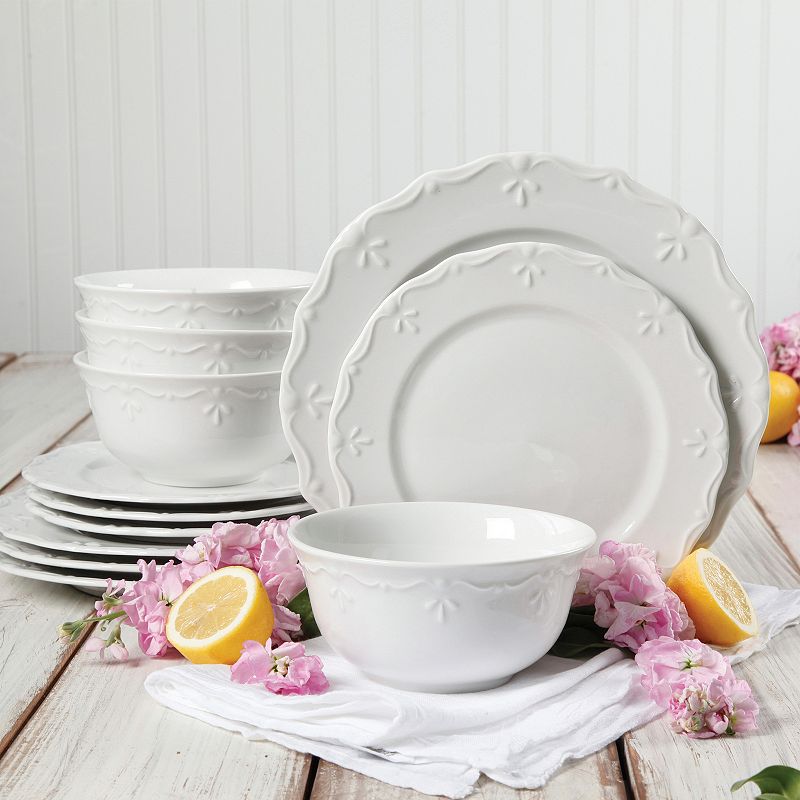 Gibson Home Scallop Buffet Dinnerware Set