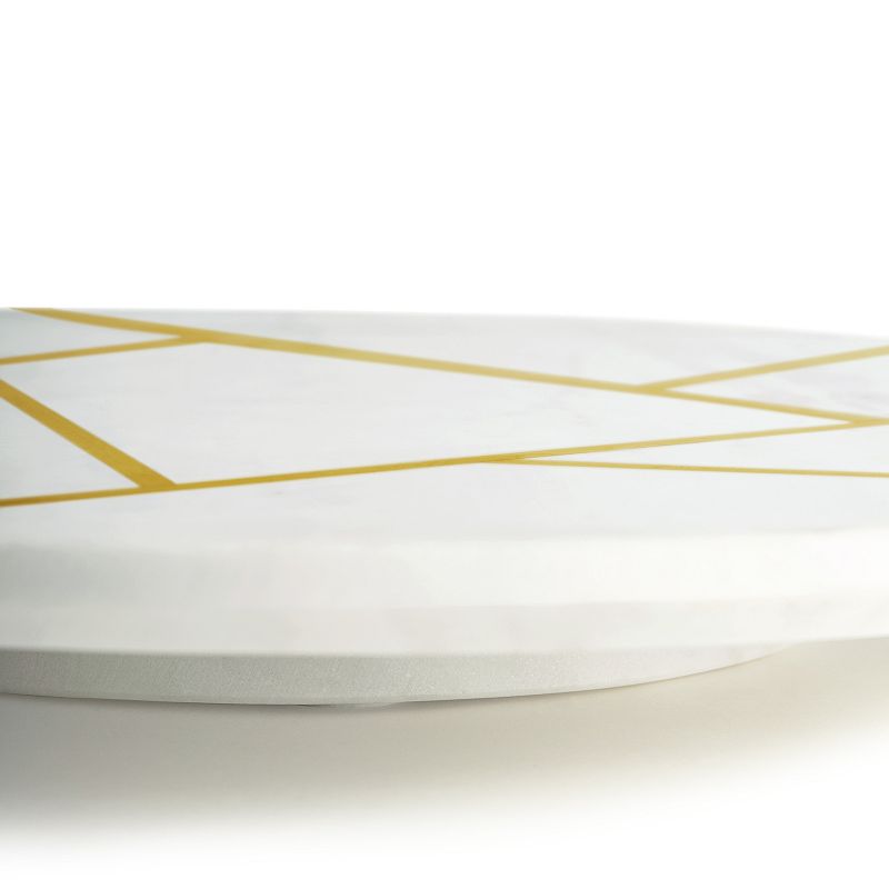 GAURI KOHLI Infinia Marble Lazy Susan 16