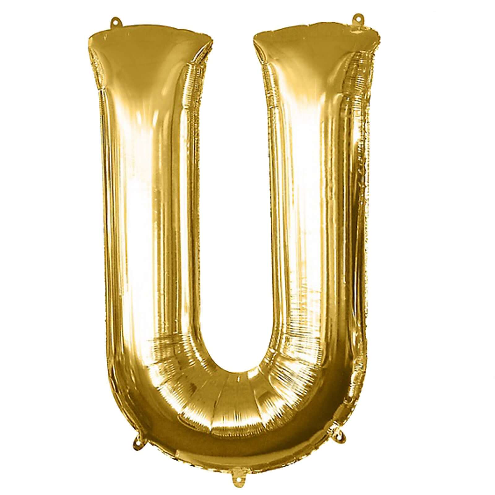 Shiny Metallic Gold Mylar Foil Helium/Air Number and Letter Balloons 40