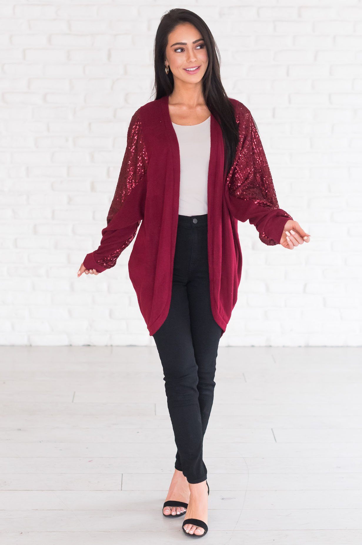 Joy Filled Day Modest Cardigan