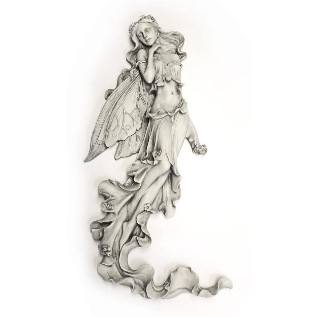 Design Toscano Brianna The Summer Breeze Fairy Wall Sculpture Off white