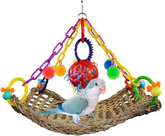 Super Bird Creations Flying Trapeze Bird Toy， Medium