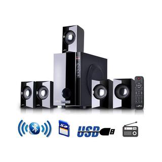 BEFREE SOUND 5.1-Channel Surround Sound Bluetooth Speaker System in Black 98595497M