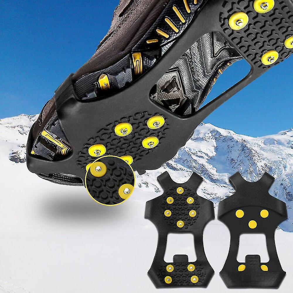 Anti-slip Crampon Snow Ice Gripper Boots Shoe Cover Grip Spike Crampons Hiking