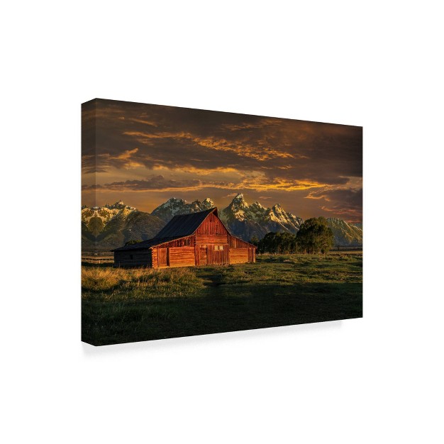 X 24 quot Moulton Barn Sunrise By Galloimages Online Trademark Fine Art