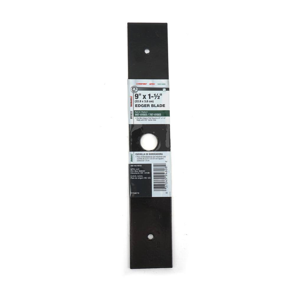 MTD Genuine Factory Parts 9 in. x 1-12 in. Edger Blade 490-105-M018