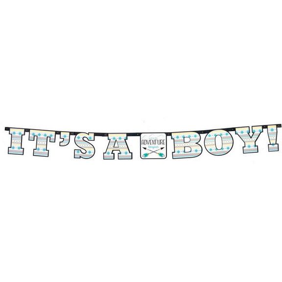 Havercamp 269451 Tribal Boy It's a BOY Banner (1...