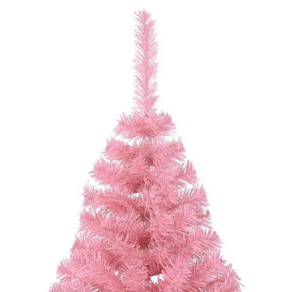 vidaXL Christmas Tree Decoration Artificial HalfCircle Tree with Stand PVC