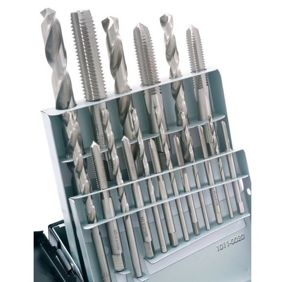 ABS Import Tools 18 PIECE HIGH SPEED STEEL M2.5 M1...