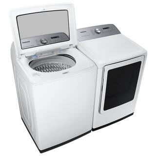  5.2 cu. ft. Smart High-Efficiency Top Load Washer with Impeller and Super Speed in White ENERGY STAR WA52A5500AW