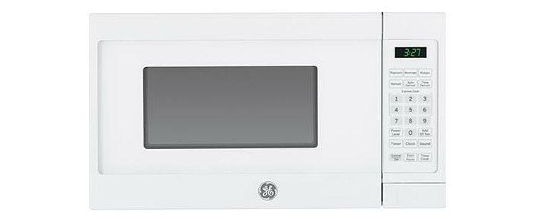 GE 0.7 Cu. Ft. White Countertop Microwave Oven