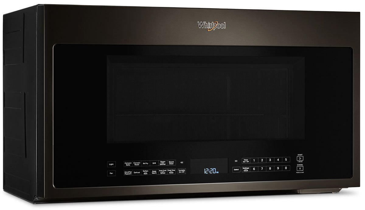 Whirlpool 1.9 Cu. Ft. Fingerprint Resistant Black Stainless Steel Microwave With Air Fry Mode