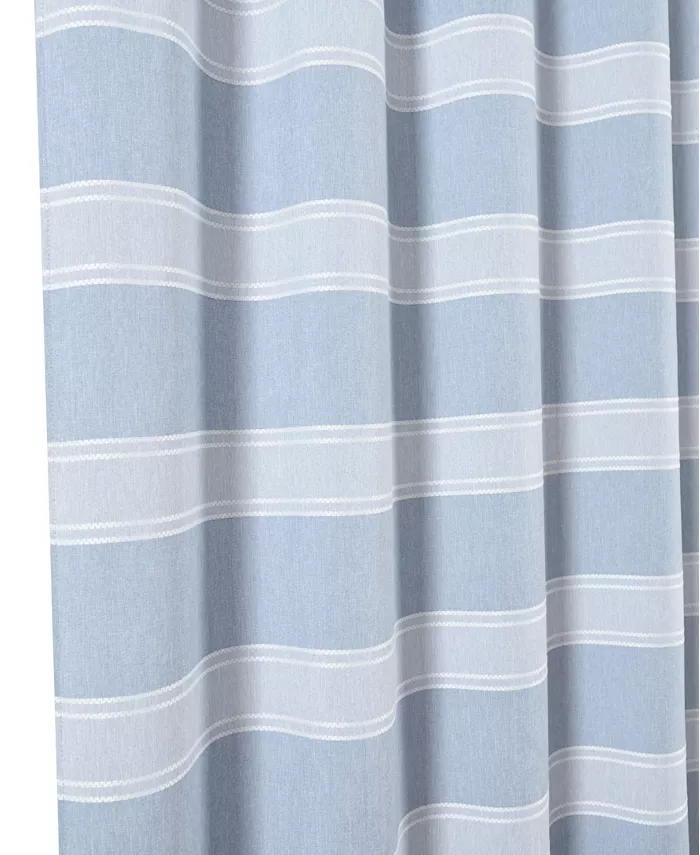 Dainty Home Madison Striped 70 x 72 Shower Curtain