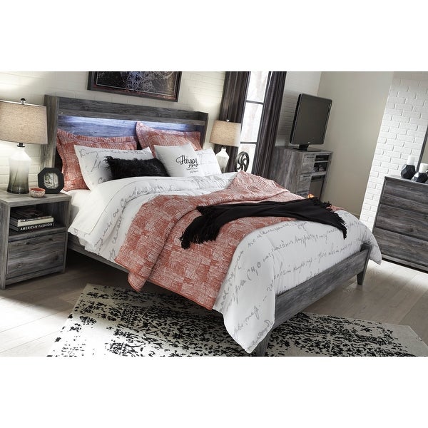 Signature Design by Ashley Baystorm Smoky Gray Panel Headboard - - 21642746