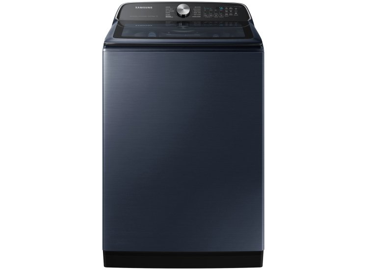  5.4 Cu. Ft. Smart Top Load Washer with Pet Care Solution and Super Speed Wash in Brushed Navy