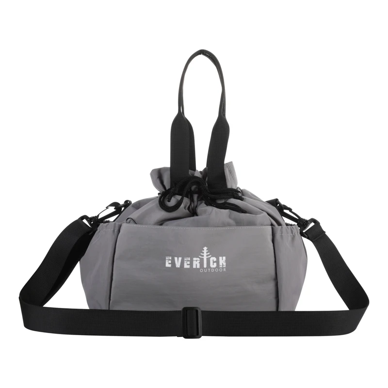 Sports storage bag small and easy to store outdoor bag with a retractable opening one shoulder portable dual purpose bag