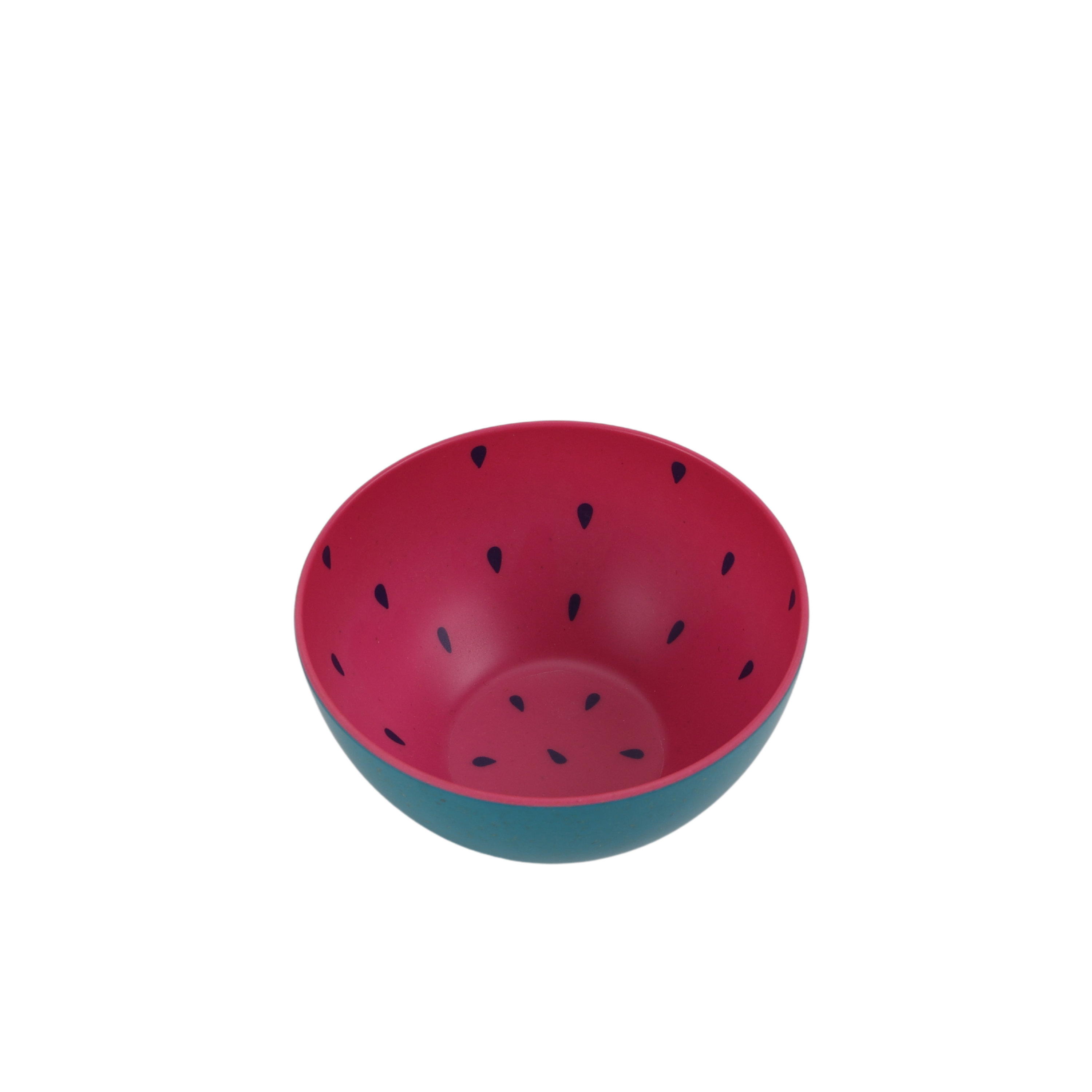 Mainstays Eco-Friendly Bamboo Melamine Condiment Serveware Bowl Set， Watermelon