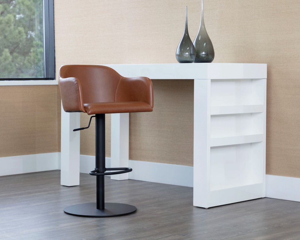 Hensley Adjustable Stool   Industrial   Bar Stools And Counter Stools   by Sunpan Modern Home  Houzz