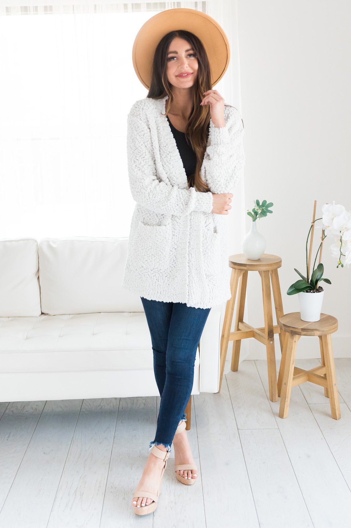 Hello Autumn Modest Cardigan