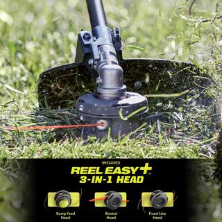 RYOBI 40V HP Brushless 15 in. Carbon Fiber Shafter String Trimmer and Edger Attachment with 4.0 Ah Battery and Charger RY40290-EDG