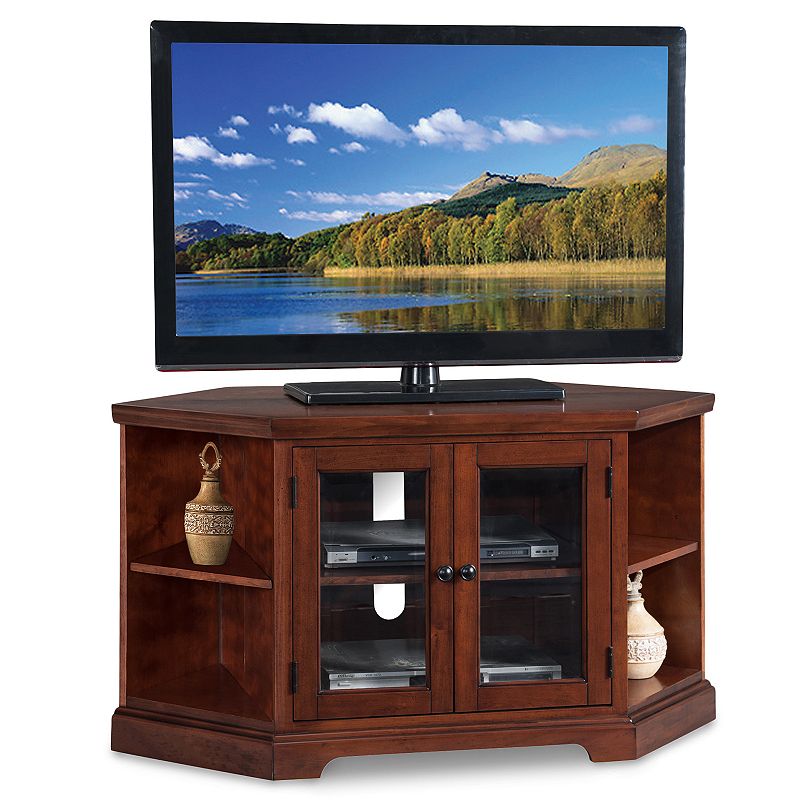 Leick Home Corner Bookshelf TV Stand