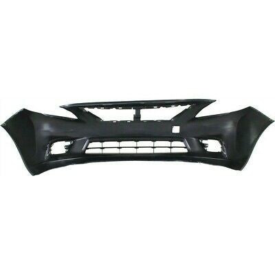 Primed Front Bumper Cover for 2012-2014 Nissan Versa 1.6 S SL SV Advance Sense